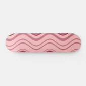 Art Retro Roze Golf Abstract Skateboard (Horizontaal)