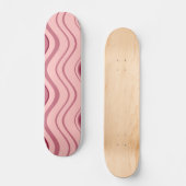 Art Retro Roze Golf Abstract Skateboard (Voorkant)