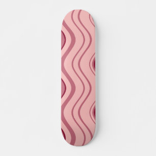 Art Retro Roze Golf Abstract Skateboard