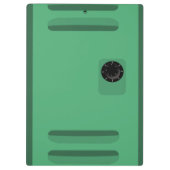 Art School Locker Fun Memories Cartoon Klembord (Achterkant)