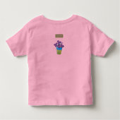 Art Shirt: Veel bloemen Kinder Shirts (Achterkant)
