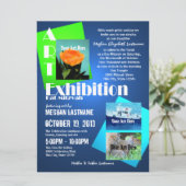 Art Show Bat Mitzvah Kaart (Staand voorkant)