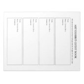 Art Show Beurs Gastenboek Notitieblok (Voorkant)