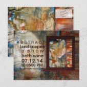 ART-SHOW BRIEFKAART (Voorkant / Achterkant)