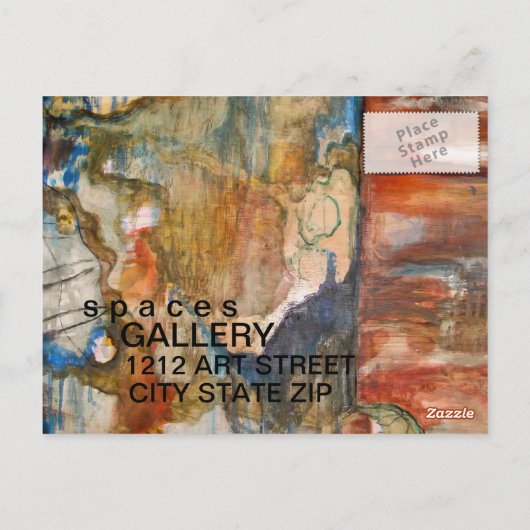 ART-SHOW BRIEFKAART (Achterkant)