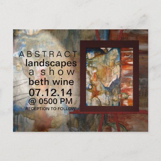 ART-SHOW BRIEFKAART (Voorkant)