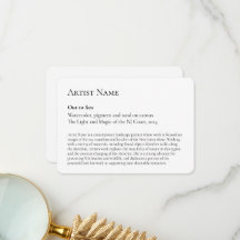  Art Show Display Galerij Placards