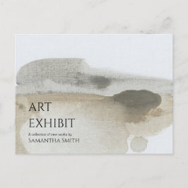 Art Show Exhibit Invitation Briefkaart
