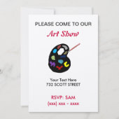 Art Show Uitnodiging (Voorkant)