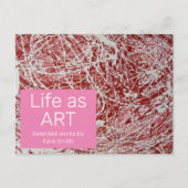 Art Show Uitnodiging Briefkaart (Voorkant)