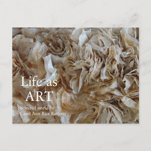 Art Show Uitnodiging Briefkaart (Voorkant)