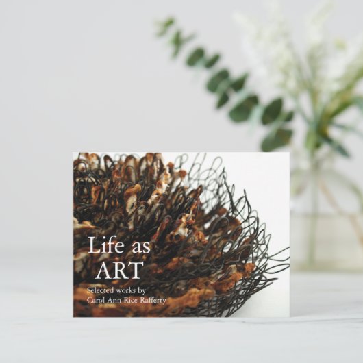 Art Show Uitnodiging Briefkaart (Staand voorkant)