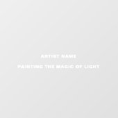 Art Show Window Decal Sticker (Vel)