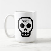 Art Skull Classic Coffee Mug Koffiemok (Links)