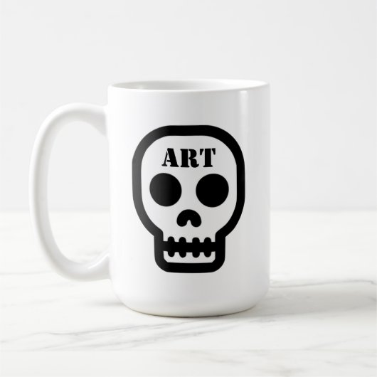 Art Skull Classic Coffee Mug Koffiemok (Links)