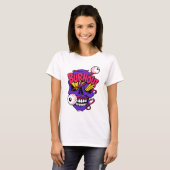 Art Skull met Burn-out T-shirt (Voorkant volledig)
