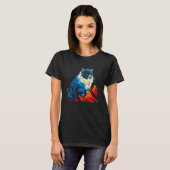 Art Spirit Perzische Kat T-shirt (Voorkant volledig)