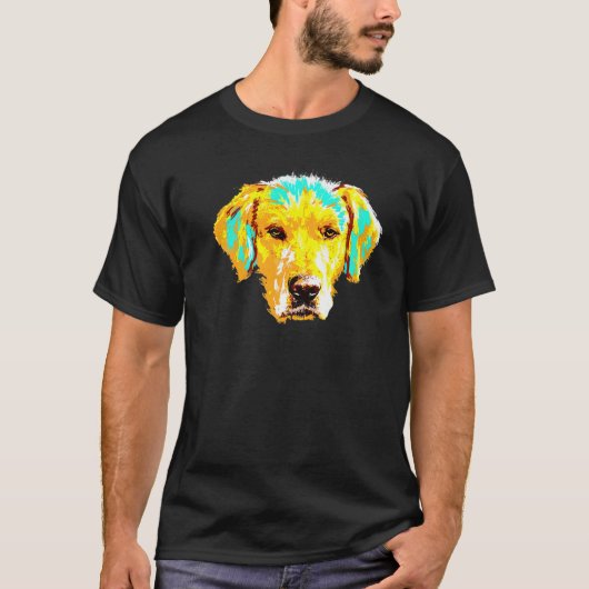 Art Splash Labrador Design Pour Le Propritaire Du T-shirt (Voorkant)