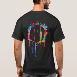 Art Splattered Paint School en docenten T-shirt