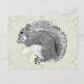 Art Squirrel Briefkaart (Voorkant)