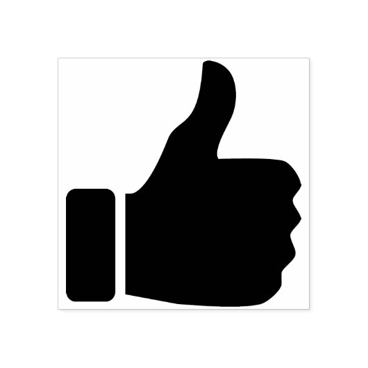 Art-stempel met duim omhoog rubberstempel (Afrduk)