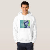 Art Sterft Nooit Hoodie | David Beeldhouwwerk (Voorkant volledig)