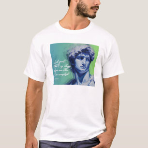 Art Sterft Nooit T-shirt David Beeldhouwwerk