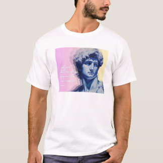 Art Sterft Nooit T-shirt | David Beeldhouwwerk