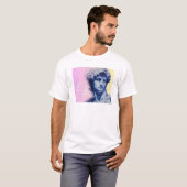 Art Sterft Nooit T-shirt | David Beeldhouwwerk (Voorkant volledig)