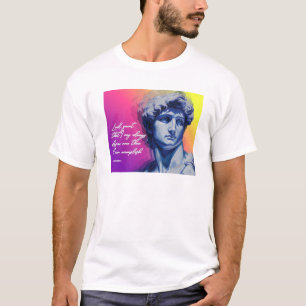Art Sterft Nooit T-shirt David Beeldhouwwerk