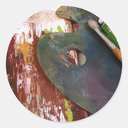 Art Sticker! Ronde Sticker (Voorkant)