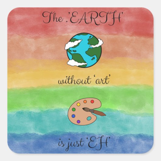 ‘Art’ Sticker set (Voorkant)