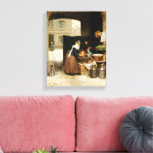 Art Street Coffee Shop Canvas Afdruk (Insitu (Woonkamer))