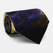 Art Stucco Mosaic Nebula Cluster Stropdas (Opgerold)