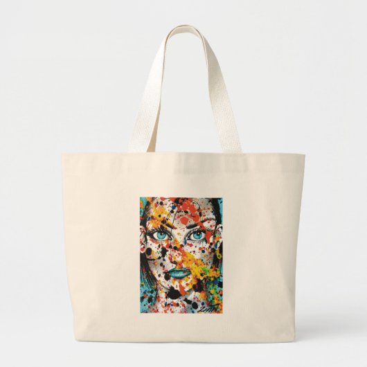 Art Student Grote Tote Bag (Voorkant)