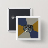 Art Student Owl Advice Animal Meme Vierkante Button 5,1 Cm (Voorkant /achterkant)