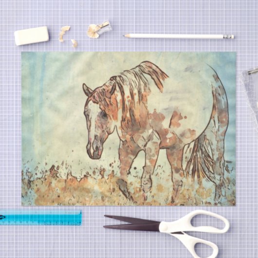 Art Studio 12216 Paarden Tissuepapier (Craft)