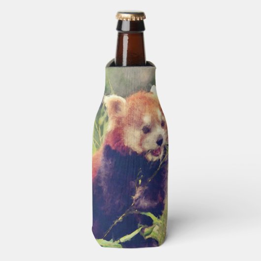 Art Studio 15216 rode Panda Flesjeskoeler (Fles Voorkant)