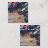 Art Studio Vierkante Visitekaartje (Voorkant / Achterkant)