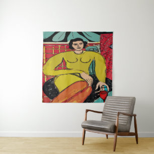 Art Studio voegt tekst toe, tapijt Wandkleed