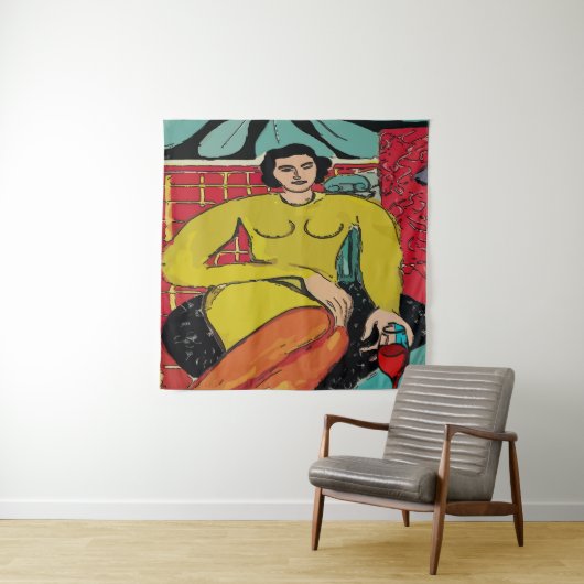 Art Studio voegt tekst toe, tapijt Wandkleed (In situ)