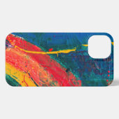 Art Style iPhone 13 Case – Colorful Abstract Desig Hoesje (Achterkant horizontaal)