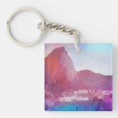 Art Sugarloaf Mountain Rio de Janeiro Sleutelhanger (voorkant)