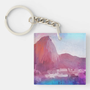 Art Sugarloaf Mountain Rio de Janeiro Sleutelhanger