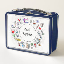 Art Supplies Metalen Lunchbox