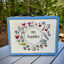 Art Supplies Metalen Lunchbox