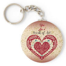 Art Sweeping Heart Romantic Love Quote