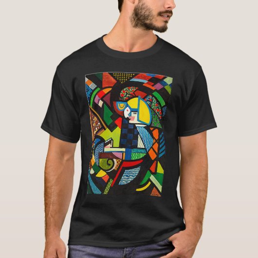 Art T , Painting, Masterpiece Art, Poster, Men's,  T-shirt (Voorkant)