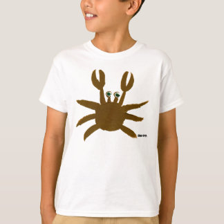 Art T-Shirt: Crazy Crab Seaside Holiday Seagull T-shirt