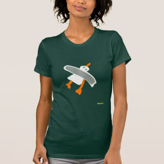 Art T-Shirt: Sluitvormig voor- en achterontwerp T-shirt